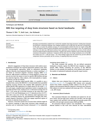 Article on MRI-free targeting published